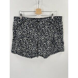 Columbia 16 Black Printed Nylon Quick Dry Active Shorts‎